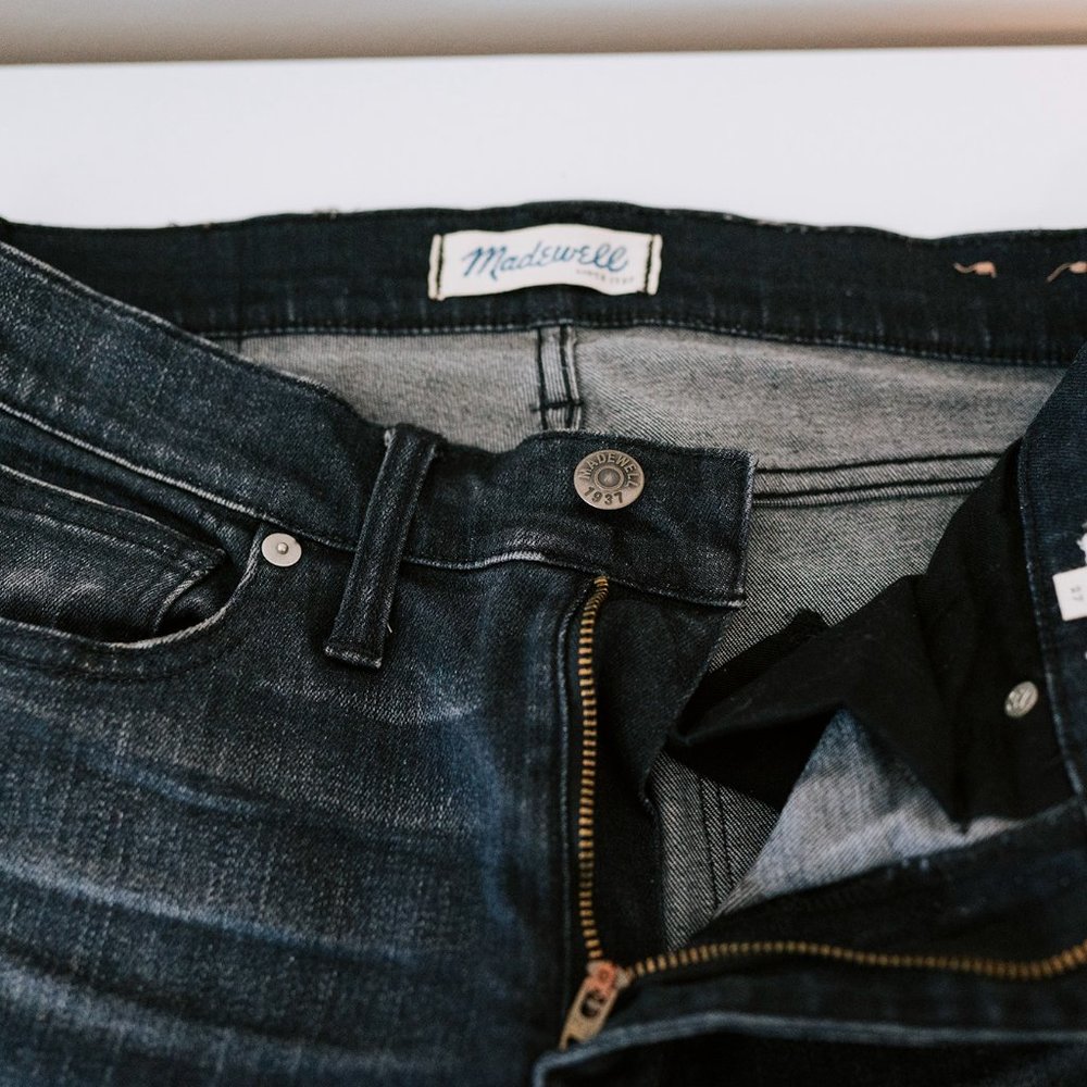 Madewell High Rise Skinny Jeans, Black - Picture 3 of 4